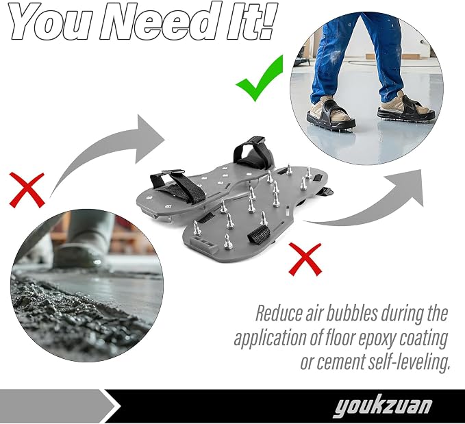 2026 NEW Epoxy Shoes Spikes Large US 9-11｜Fast Slip-On Spike Shoes - Image 6