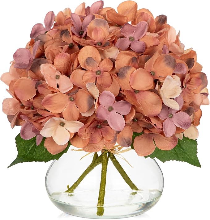 Hollyone Fall Hydrangea Artificial Flowers by Hollyone