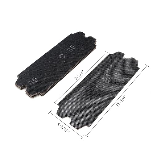 SCOTTCHEN Drywall Sanding Screen Mesh Sheet 4-3/16" x 11-1/4" Grit #80 - Image 2