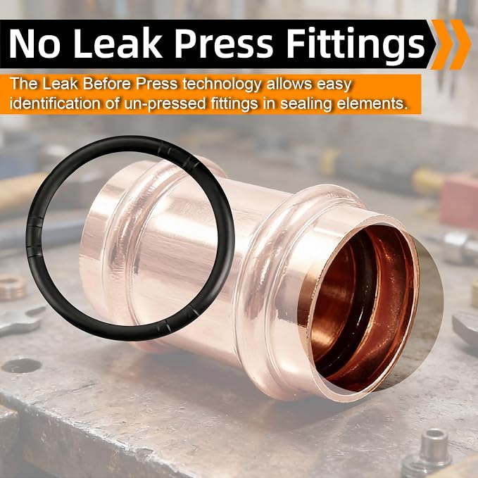 1" Copper Press Fittings Coupling - Image 4