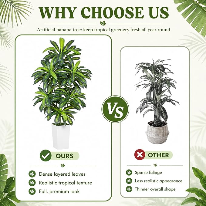 7FT Artificial Dracaena Tree - Image 4