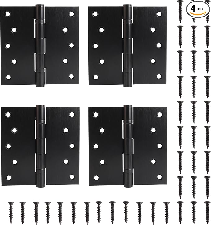 5 in * 5 in Hinges Heavy Duty Door Hinges up to 220 lbs by JAVOUKA