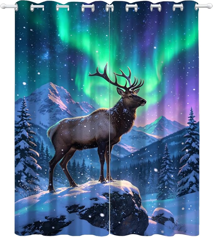 Aurora Forest Blackout Curtains - Image 2