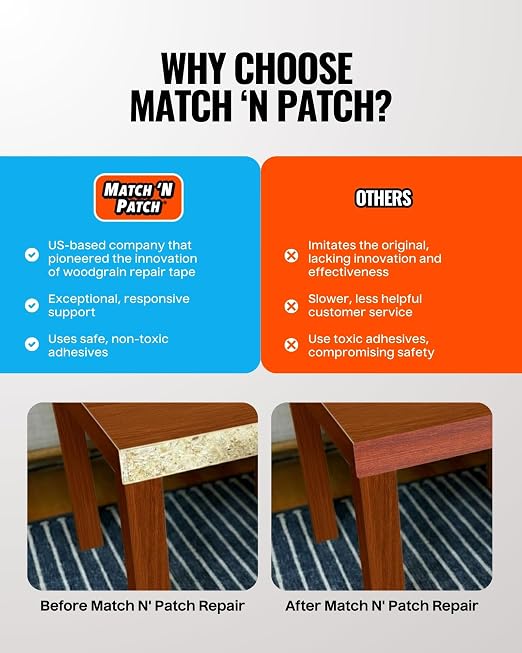 MATCH 'N PATCH Wood Grain Repair Tape - Image 6