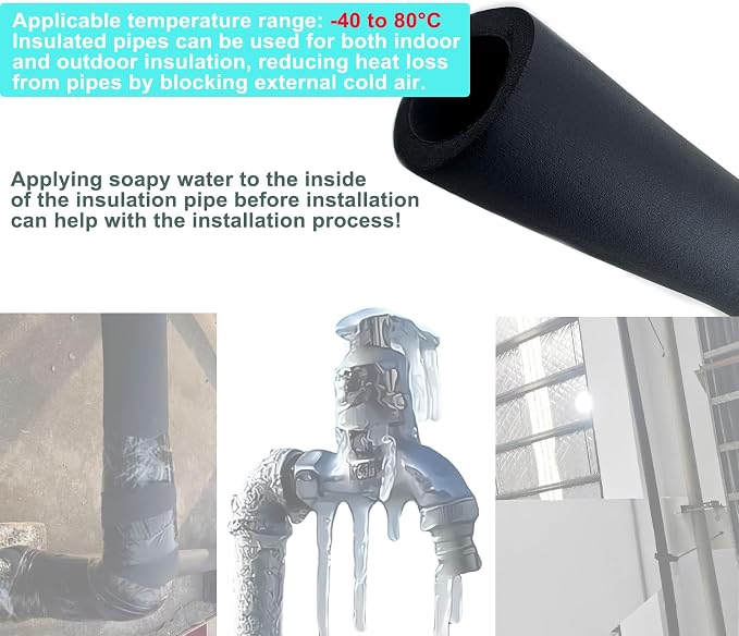 Insulation Foam Pipe Used for air Conditioning Pipe Insulation, Outdoor Water - Image 4