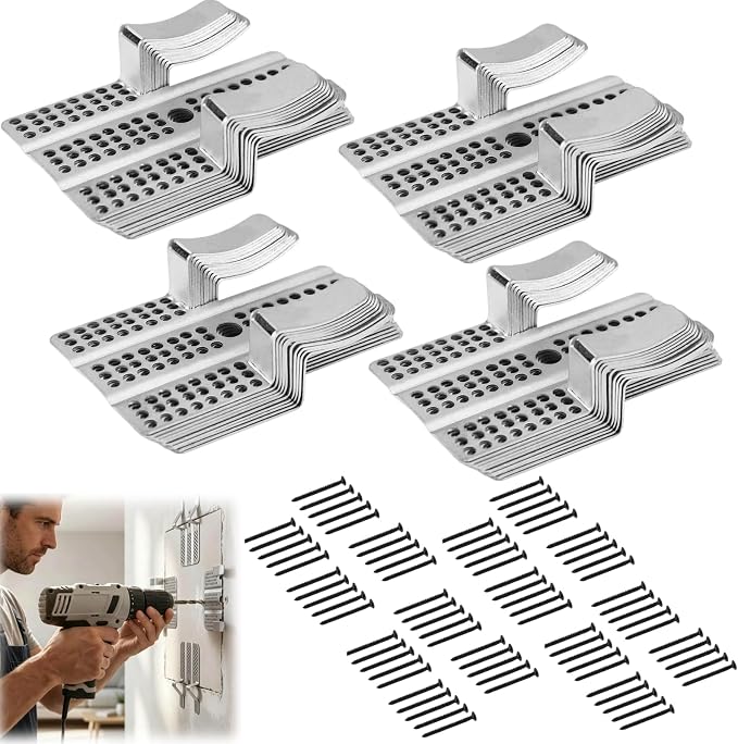 10 Pack Drywall Repair Clips Kit, 1/2 inch Drywall Fastener Clip by Unknown