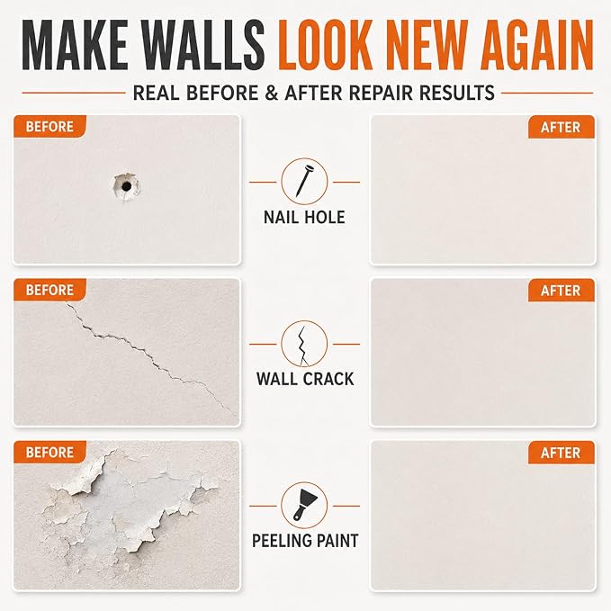 Spackle Wall Repair Kit, Drywall Repair Filler - Image 4
