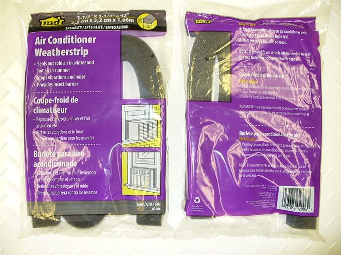 M-D Building Products 02006 1-1/4 in. X 42 in. Gray Air Conditioner Weatherseal - Image 14