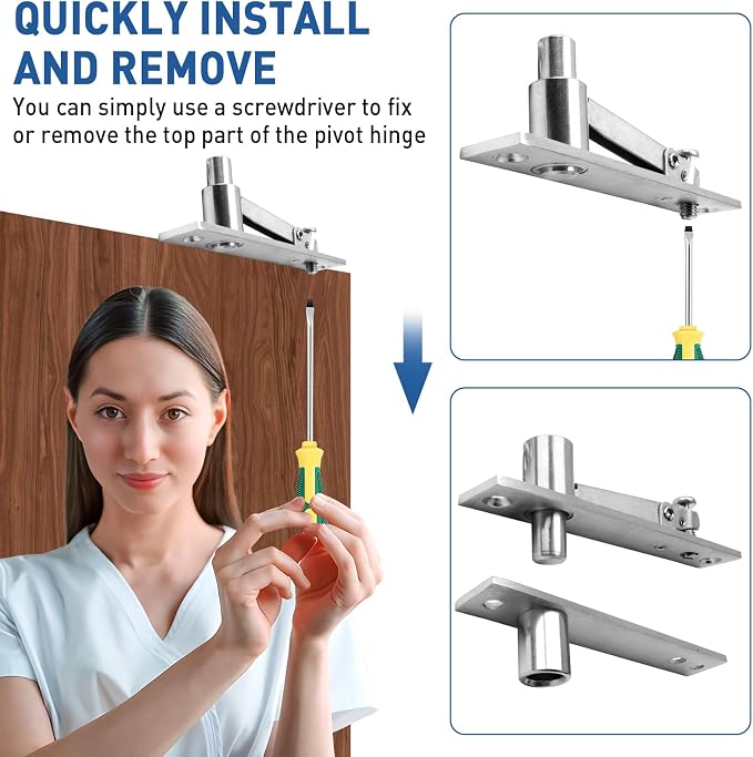 Hidden Bookcase Hinges Pivot Door Hinge - Image 9