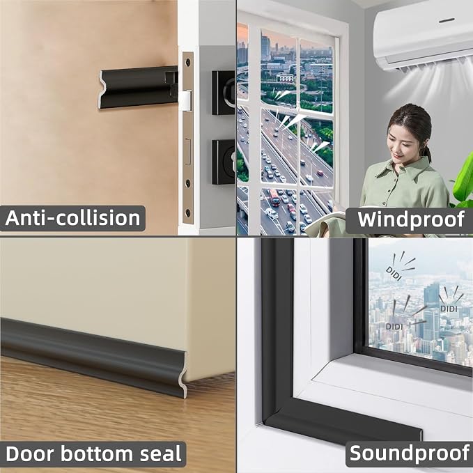 118 Inch Window Weather Stripping Door Seal Strip, Door Sweep - Image 2