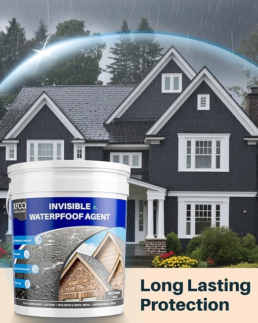 Transparent Waterproof Sealant, 5 Gallon Clear Transparent Waterproof Coating - Image 6