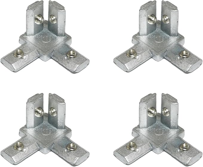 4PCS 1515 Aluminum Profile 3D Corner Connectors Extruded Aluminum Connector by PZRT