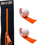 RE-U-ZIP Reusable Dust Barrier Zipper, Replaceable & Lockable, Cost-Effective by RE-U-ZIP
