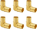 6-Pack 1 Inch PEX 90 Degree Elbow | Brass by SUNGATOR