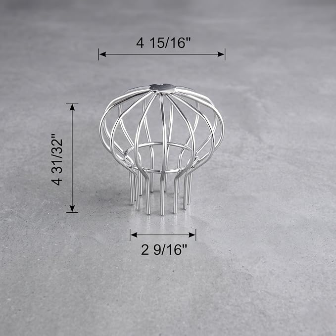 304 Stainless Steel Floor Drain Downspout Cover Insert Wire Mesh Strainer - Image 2