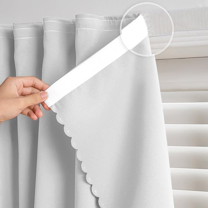Blackout Curtains Adhesive by gonnrly