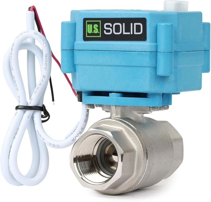 U.S. Solid Motorized Ball Valve – 3/4" 316 Stainless Steel, IP67 Waterproof - Image 8