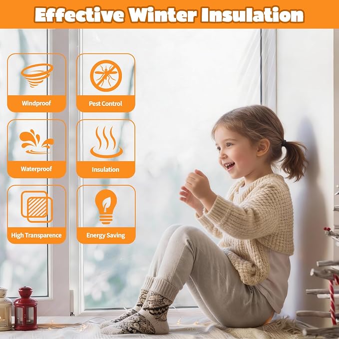 47 x 63 Inch Window Flim Insulation Kit - Image 3