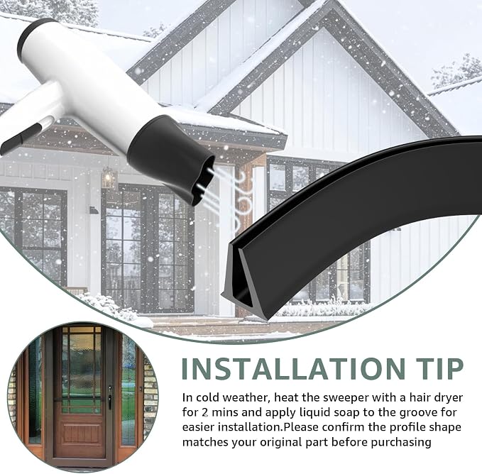 Replacement for Larson & Pella Storm Door Weather Sweep | CH9030501 Storm Door - Image 9