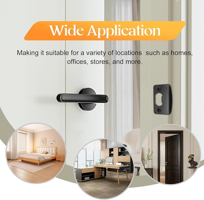 EATAKWARD 12 PCS Stainless Steel Deadbolt Covers Door Reinforcement Kit - Image 6