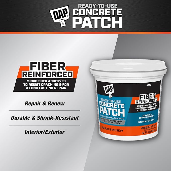 DAP Ready-Mixed Concrete Patch, 32 Oz - Image 2