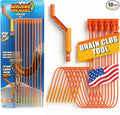 FlexiSnake Drain Weasel Sink Snake Hair Clog Remover Tool Kit, 10 Wands by FlexiSnakeInc