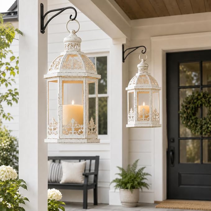 Lanterns Decorative Outdoor&Indoor, Candle Holder - Image 3