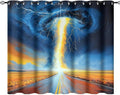 Gothic Tornado Clouds Road Blackout Curtains by StyleYourHomeLoveYourSpace
