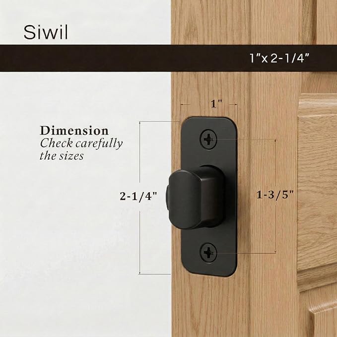 Deadbolt Strike Plate, Solid Stainless Steel, Round Corner, Heavy Duty - Image 5