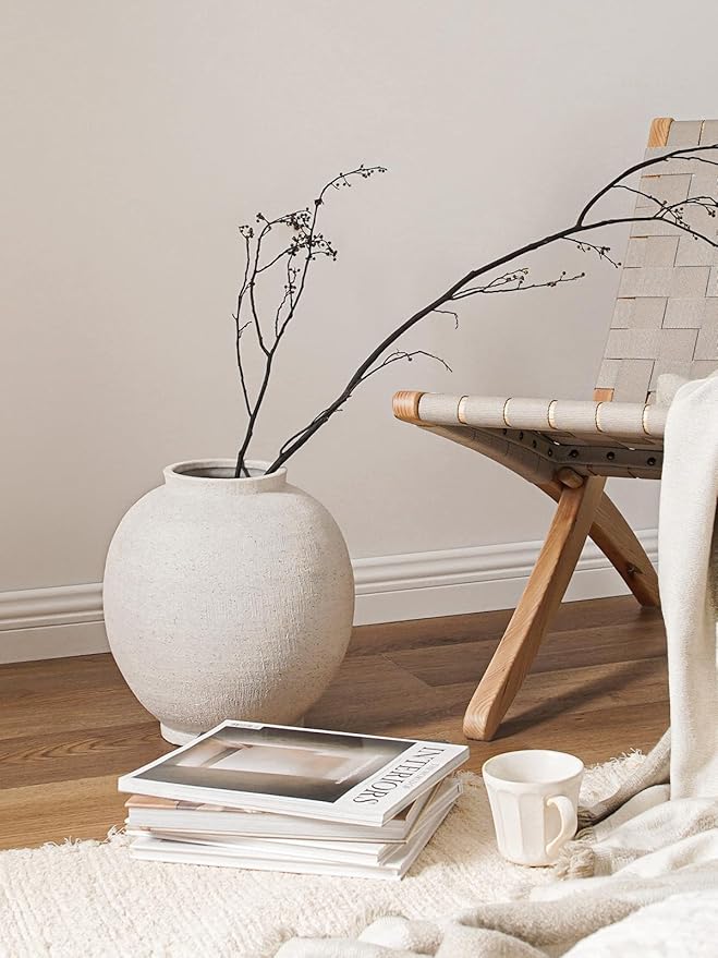 White Ceramic Vase - Image 2