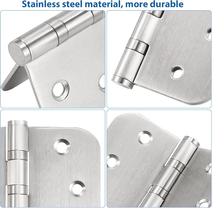 4'' Ball Bearing Door Hinges Stainless Steel Heavy Duty Hinges 4 x 4 inch - Image 5