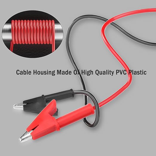 Banana Plug to Crocodile Clip Test Leads Wire 4mm Banana Plug Test Leads | - Image 3