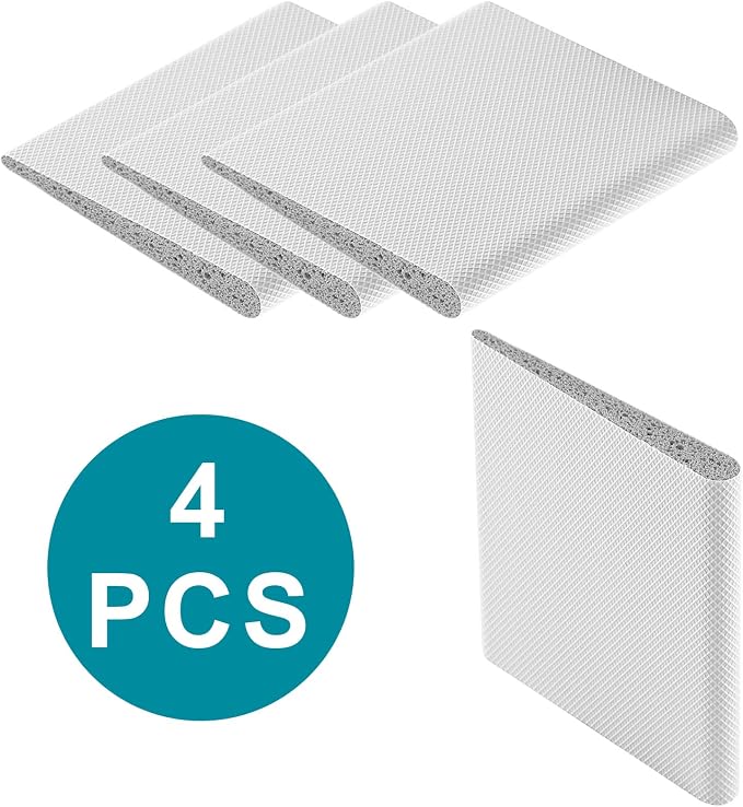 4 Pcs Door Corner Seals, Self-Adhesive Wedge Draft Stoppers, Foam Pads - Image 6