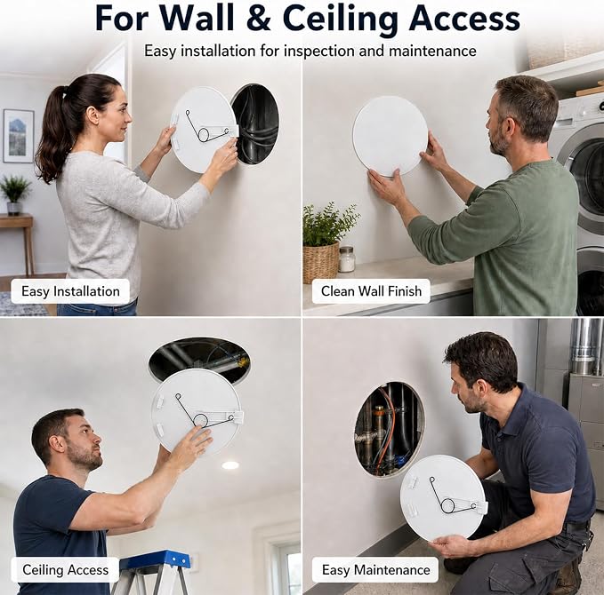 10" Round Spring Loaded Access Panel - Image 7