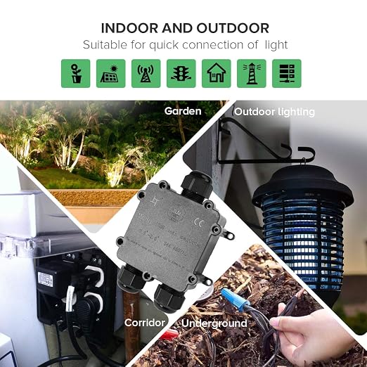 La Vane IP68 Waterproof 3 Way Electrical Junction Box - Image 6