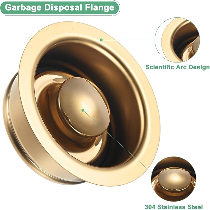 M METERXITY 2-Pack Garbage Disposal Sink Flange, Kitchen Sink Replacement - Image 2