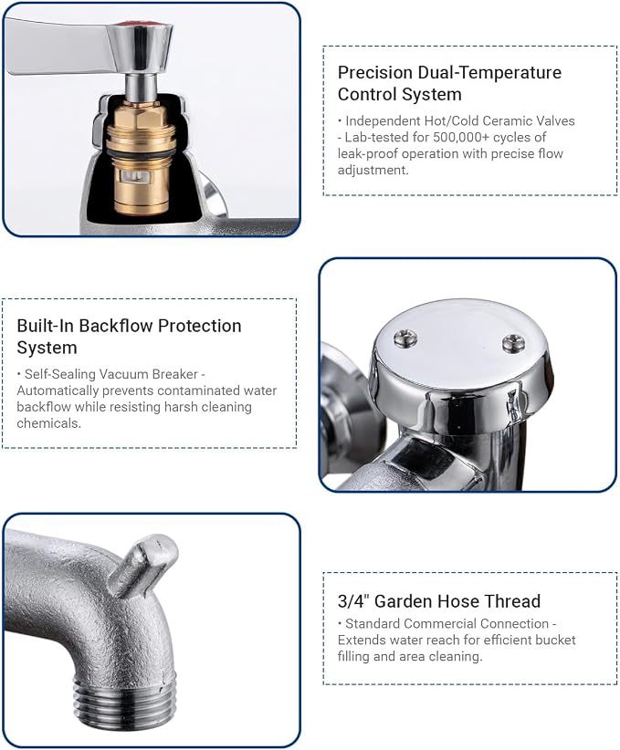 Commercial Mop Sink Faucet - Image 3