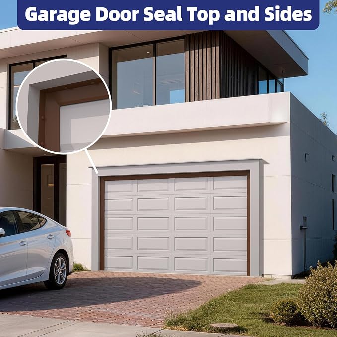 Garage Door Top and Side Seal, 36 FT x 2.5", adhesive backed seal - Image 5