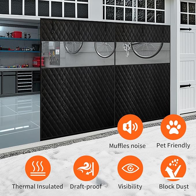 Thermal Insulated Garage Door Curtain - Image 4