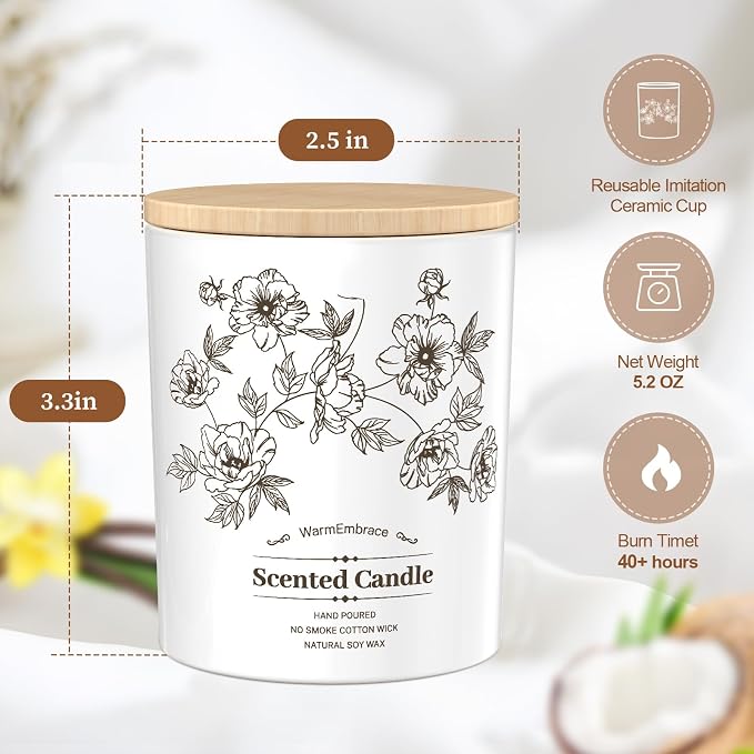 WarmEmbrace Deluxe Scented Candle - Image 3
