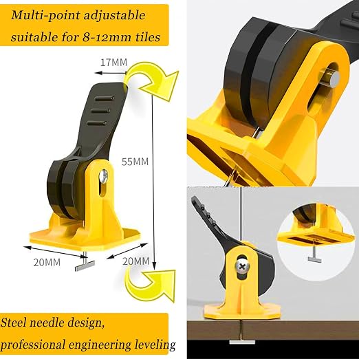 50Pcs Tile Leveling System Kit, Leveler Tile Tools, Tile Floor Leveling - Image 2