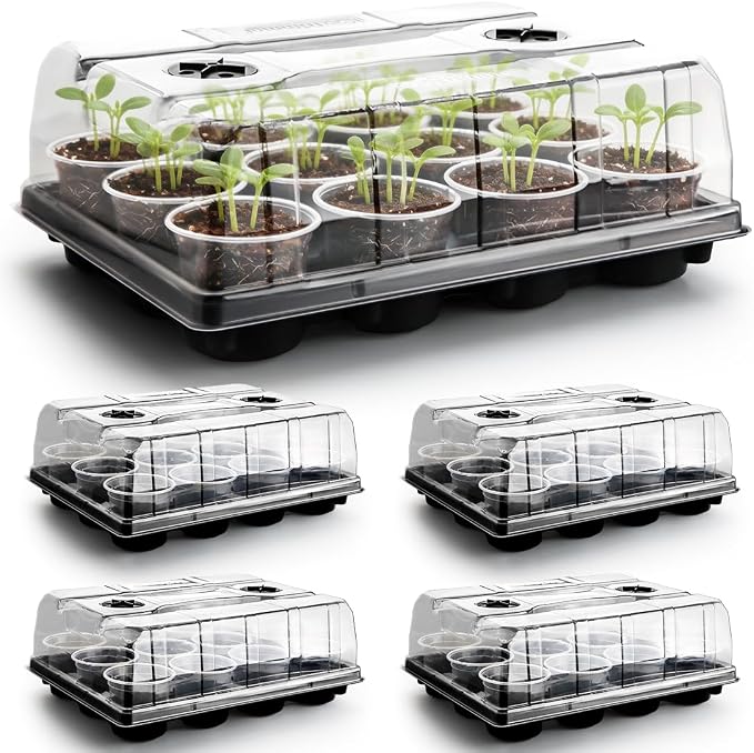 RooTrimmer 5 Pack 12 Cell Nursery Pot Trays by RooTrimmer