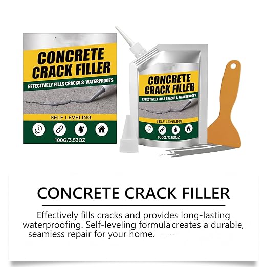 Waterproof Concrete Crack Filler & Sealant, 100G Adhesive Repair Compound - Image 4