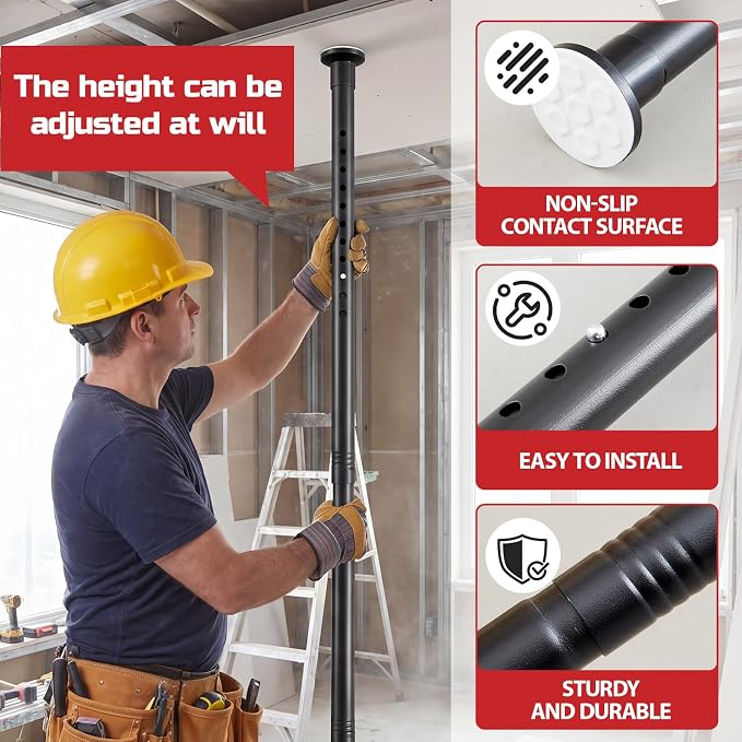 Geelin 10 ft Dust Barrier Pole Kit 4 Pack - Image 2