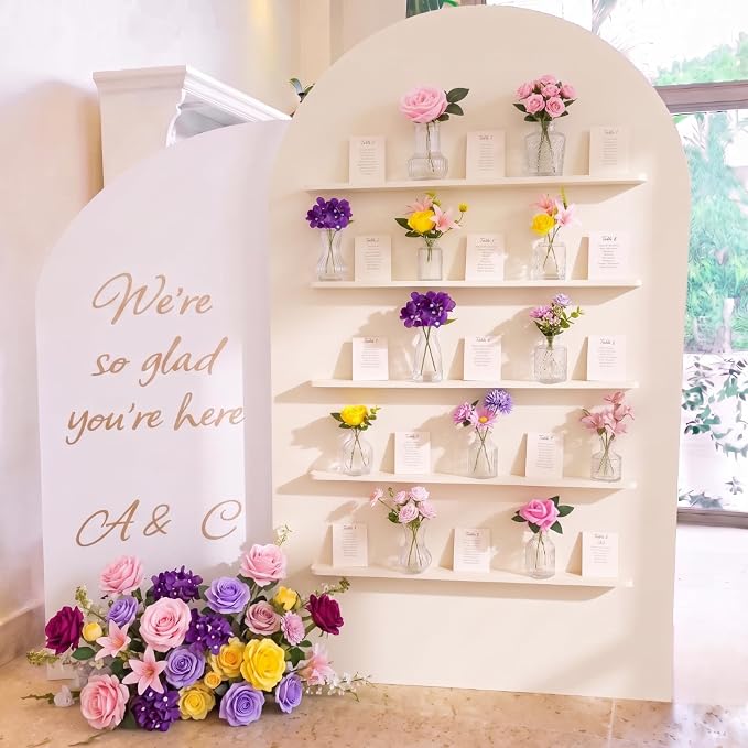 36 Pcs Artificial Flowers Table Centerpiece - Image 2
