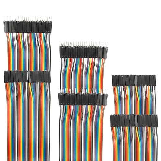 120pcs 40cm Breadboard Jumper Wires Assorted Kit, 10cm 15cm 20cm 30cm 50cm by EDGELEC