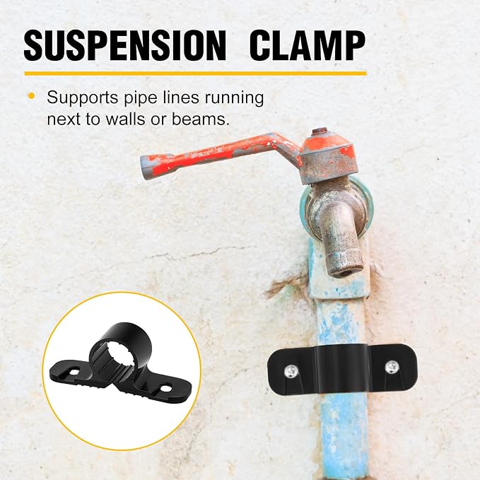 Briwooody 50 Pack 1/2 Inch Pipe Supports Suspension - Image 4