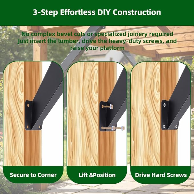 8Pcs 45 Degree Angle Bracket Support Kit - Image 5