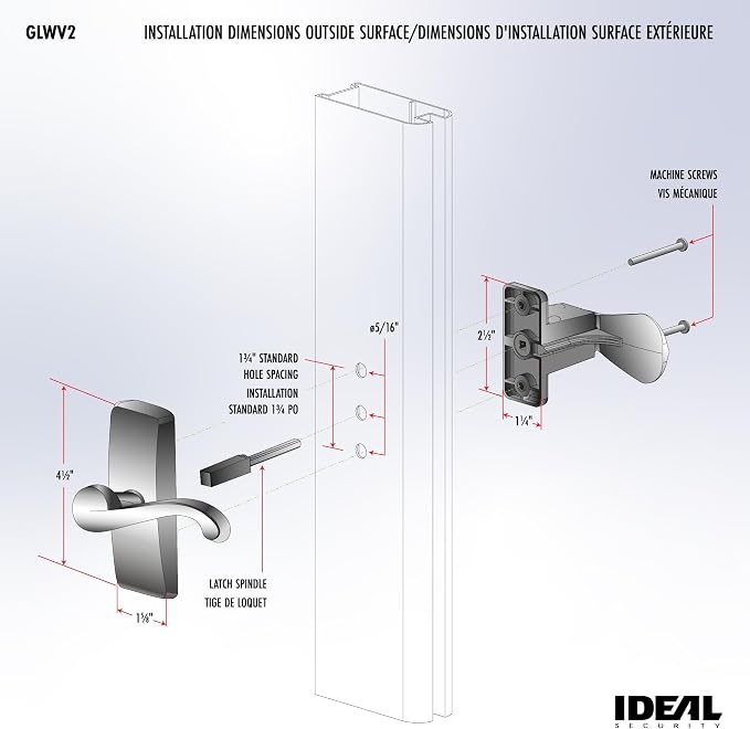 Ideal Security GL Lever Handle Set - Image 6
