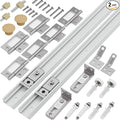 Closet Bifold Door Hardware & 2 x 30 Track Kit, Combine by OcyfymHome